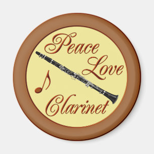 FRIEDENSLIEBE CLARINET MAGNET