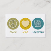 FriedensLiebe-Computer Visitenkarte (Rückseite)