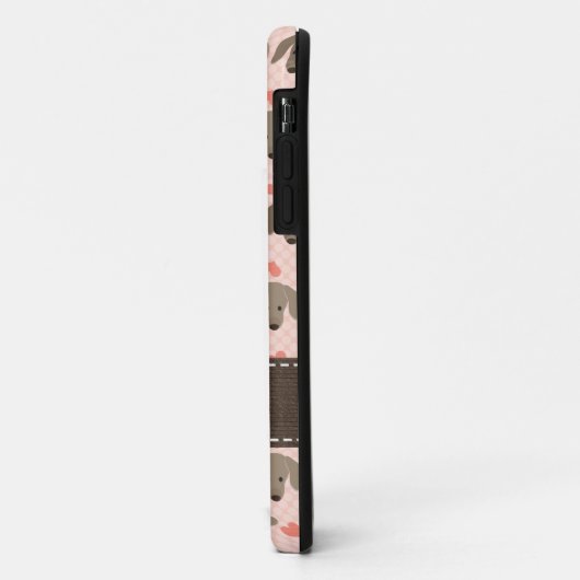 FriedensLiebe-Dackel-Dackeln Case-Mate iPhone Hülle (Hinten/Links)