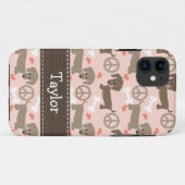 FriedensLiebe-Dackel-Dackeln Case-Mate iPhone Hülle (Rückseite (Horizontal))