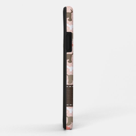 FriedensLiebe-Dackel-Dackeln Case-Mate iPhone Hülle (Hinten/Rechts)