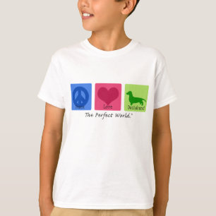 FriedensLiebe-Dackel T-Shirt