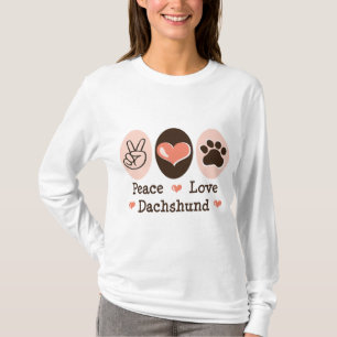 FriedensLiebe-DackelHoodie T-Shirt