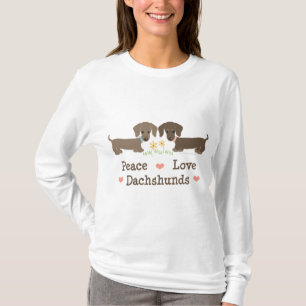 FriedensLiebe-DackelnHoodie T-Shirt