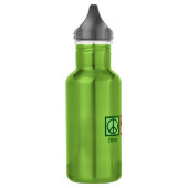 FriedensLiebe-Debatten-Team Edelstahlflasche (Links)