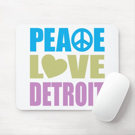 FriedensLiebe Detroit Mousepad (Mit Mouse)