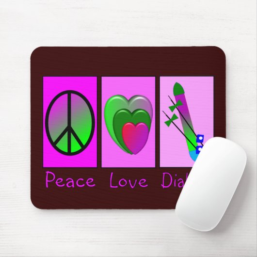 FriedensLiebe-Dialyse Mousepad (Mit Mouse)