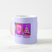 FriedensLiebe-Diätetiker Kaffeetasse (Vorderseite Links)