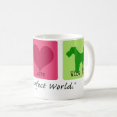 FriedensLiebe-DrahtFox Kaffeetasse (VorderseiteRechts)