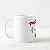 FriedensLiebe-Echo-Kaffee-Tasse Kaffeetasse (Links)