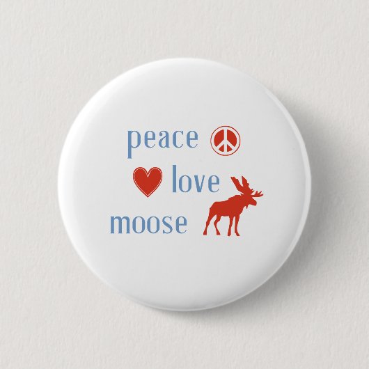 FriedensLiebe-Elche Button (Vorderseite)