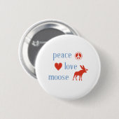 FriedensLiebe-Elche Button (Vorne & Hinten)