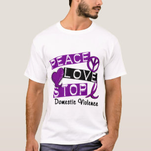 FRIEDENSLiebe-ENDinländische Gewalt-T - Shirts