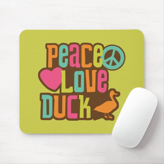 FriedensLiebe-Ente Mousepad (Mit Mouse)