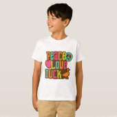 FriedensLiebe-Ente T-Shirt (Vorne ganz)