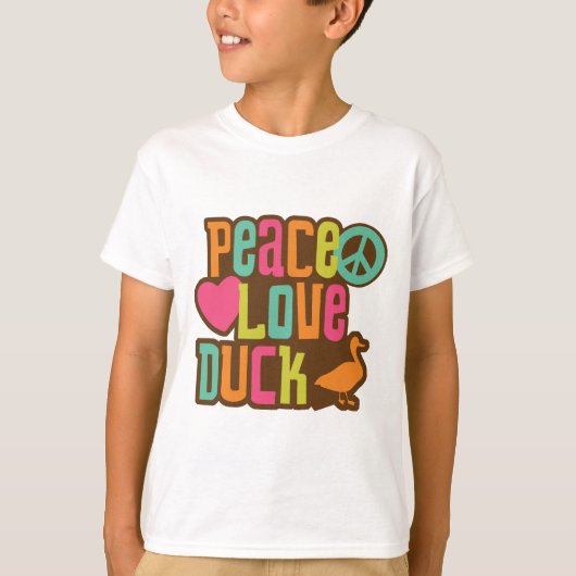 FriedensLiebe-Ente T-Shirt (Vorderseite)
