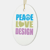 FriedensLiebe-Entwurf Keramik Ornament (Links)