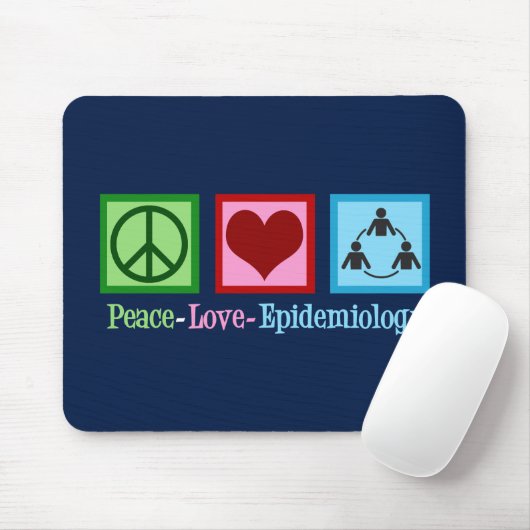FriedensLiebe-Epidemiologie Mousepad (Mit Mouse)