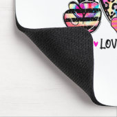 Friedensliebe Erstklasslehrerin Mädchen Team 1. Kl Mousepad (Ecke)