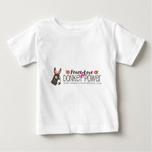 FriedensLiebe-Esel-Power-Logo Baby T-shirt