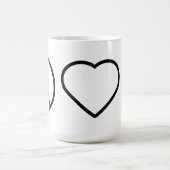 FriedensLiebe F weg von den Tassen (Mittel)