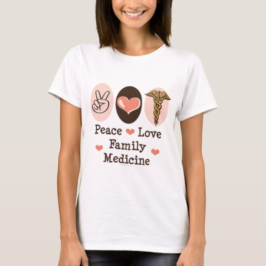 FriedensLiebe-Familien-Medizin-T - Shirt (Vorderseite)