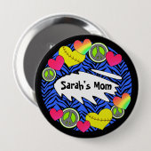 FriedensLiebe Fastpitch Flair-Knöpfe Button (Vorne & Hinten)