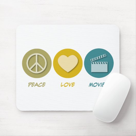FriedensLiebe-Filme Mousepad (Mit Mouse)