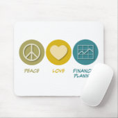 FriedensLiebe-Finanzplanung Mousepad (Mit Mouse)
