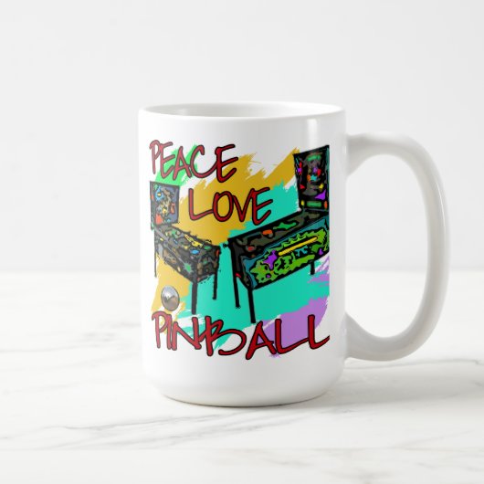FriedensLiebe-Flipperautomat Kaffeetasse (Rechts)