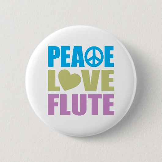 FriedensLiebe-Flöte Button (Vorderseite)