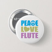 FriedensLiebe-Flöte Button (Vorne & Hinten)