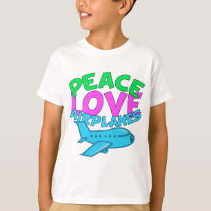 FriedensLiebe-Flugzeuge T-Shirt