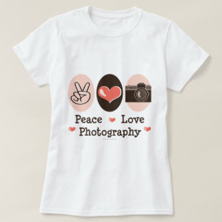 FriedensLiebe-Fotografie-Kamera-T - Shirt