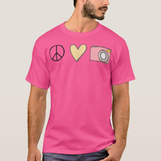 Friedensliebe Fotografie T-Shirt