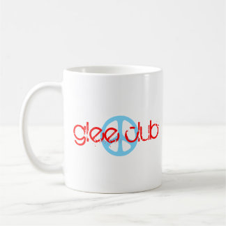 FriedensLiebe-Freude-Verein [Retro weiße Kaffeetasse