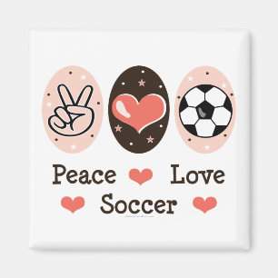 FriedensLiebe-Fußball-Magnet Magnet