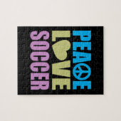 FriedensLiebe-Fußball Puzzle (Horizontal)