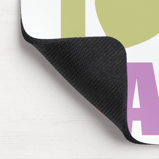 FriedensLiebe-Garn Mousepad (Ecke)