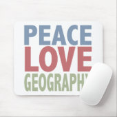 FriedensLiebe-Geografie Mousepad (Mit Mouse)