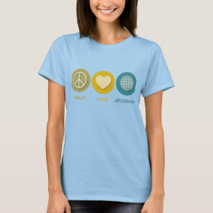 FriedensLiebe-Geografie T-Shirt