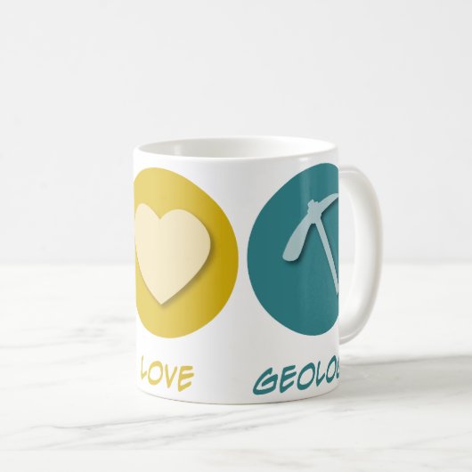 FriedensLiebe-Geologie Kaffeetasse (VorderseiteRechts)