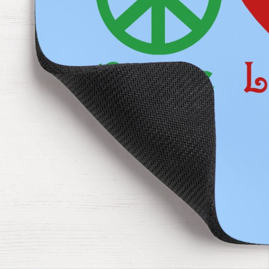 FriedensLiebe-Gesundheitswesen-Produkte Mousepad (Ecke)