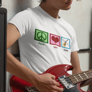FriedensLiebe-Gitarre T-Shirt