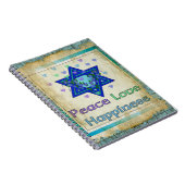 FriedensLiebe-Glück Notizblock (Rechte Seite)