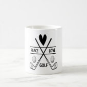 FRIEDENSLIEBE GOLF KAFFEETASSE (Mittel)
