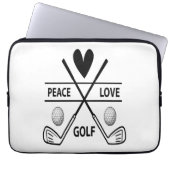 FRIEDENSLIEBE GOLF LAPTOPSCHUTZHÜLLE (Vorderseite)