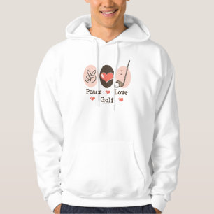 FriedensLiebe-Golf-mit Kapuze Sweatshirt