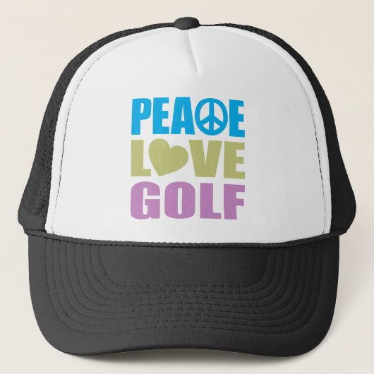 FriedensLiebe-Golf Truckerkappe (Vorderseite)