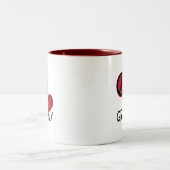 FriedensLiebe Grammy Zweifarbige Tasse (Mittel)
